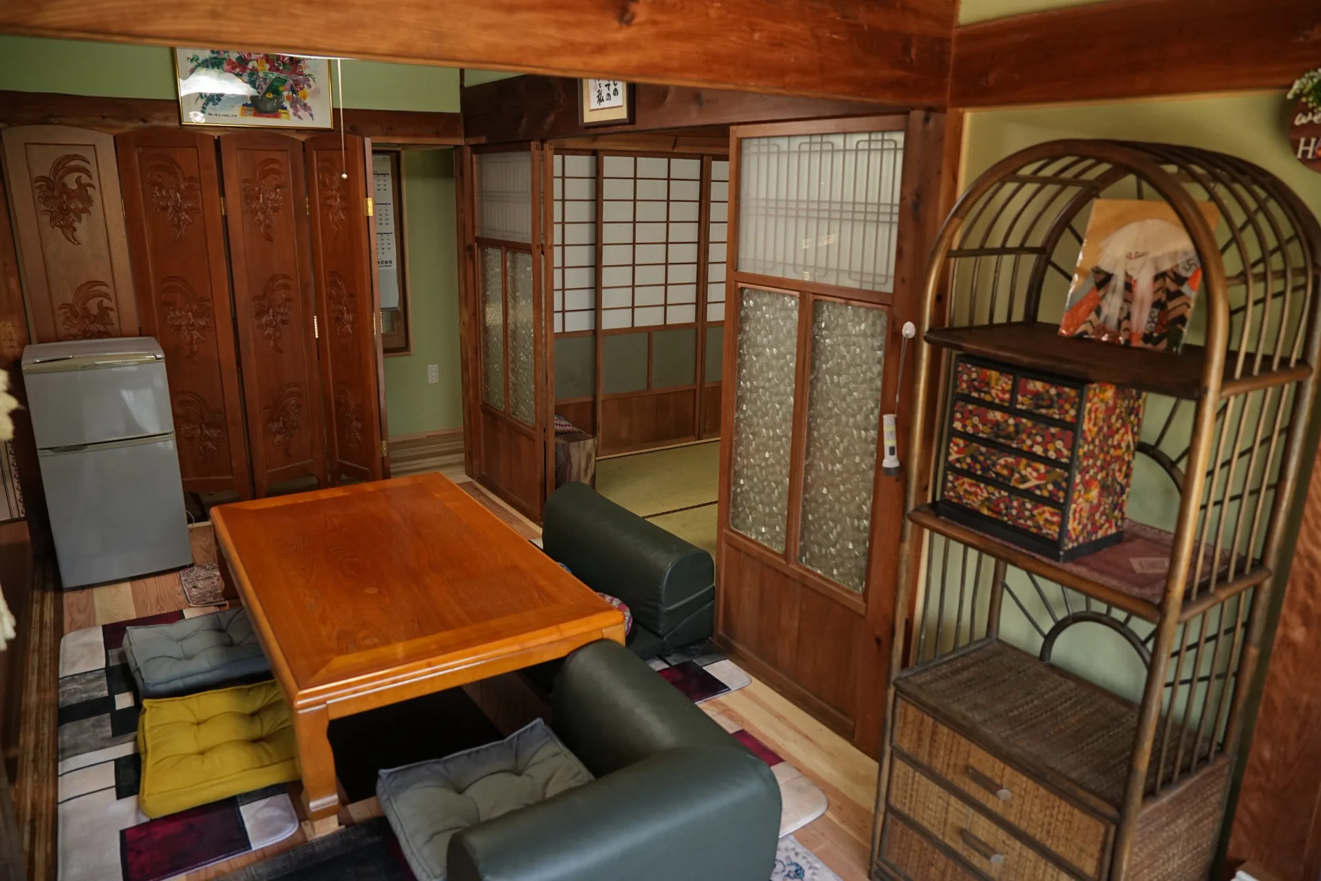 掘りごたつのある団らん空間